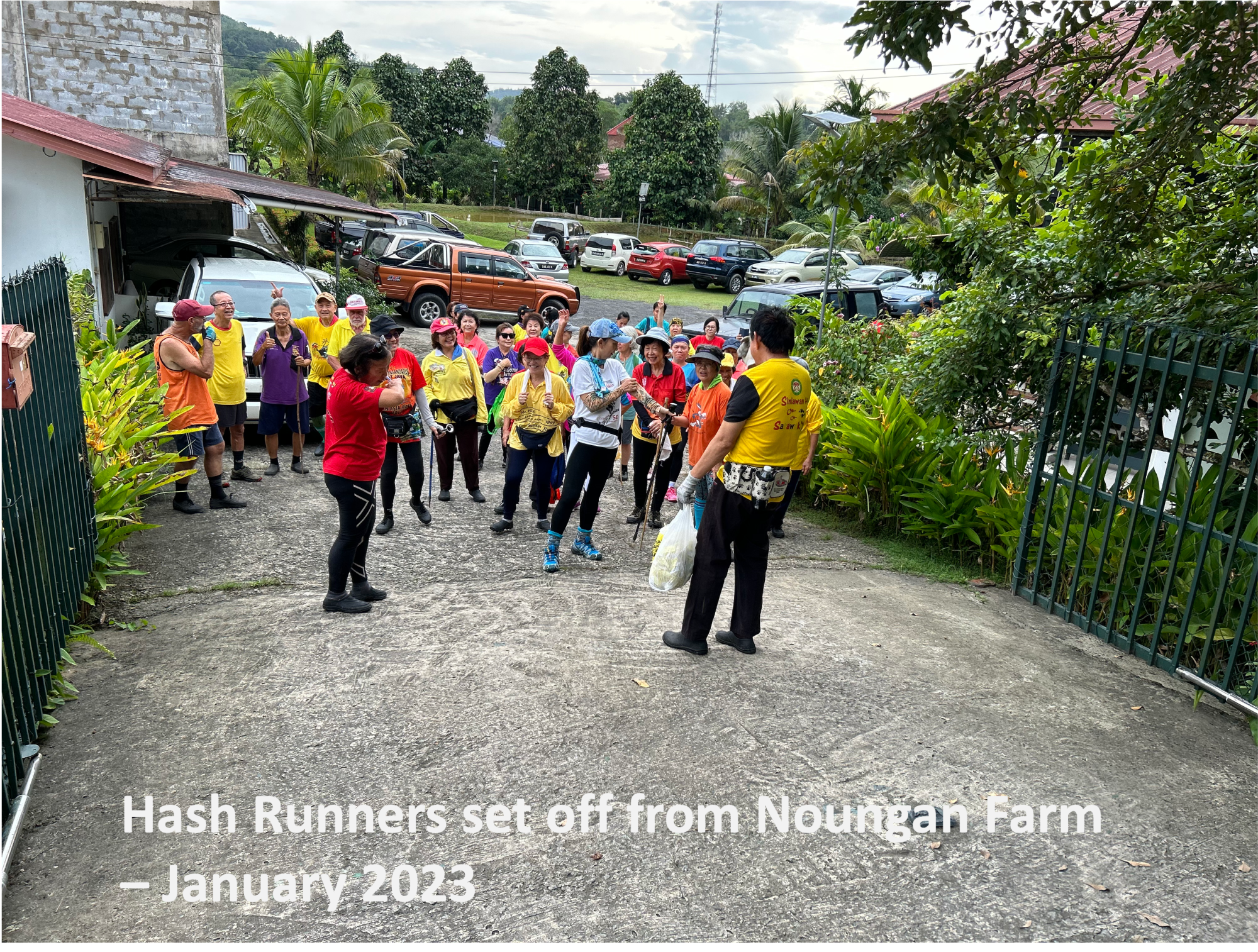 Hash Runners at Noungan
